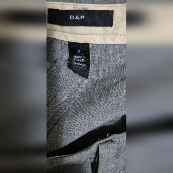 GAP Gray Wide Leg Pants with Sophisticated Style - Picture 3 of 4